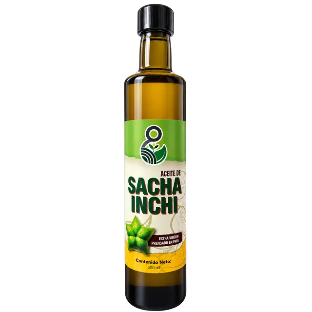 Aceite de sacha inchi extra virgen · 500 ml