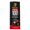 Barra de chocolate 100% no contiene azúcar