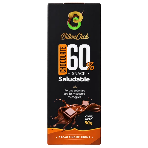Barra de chocolate 60%